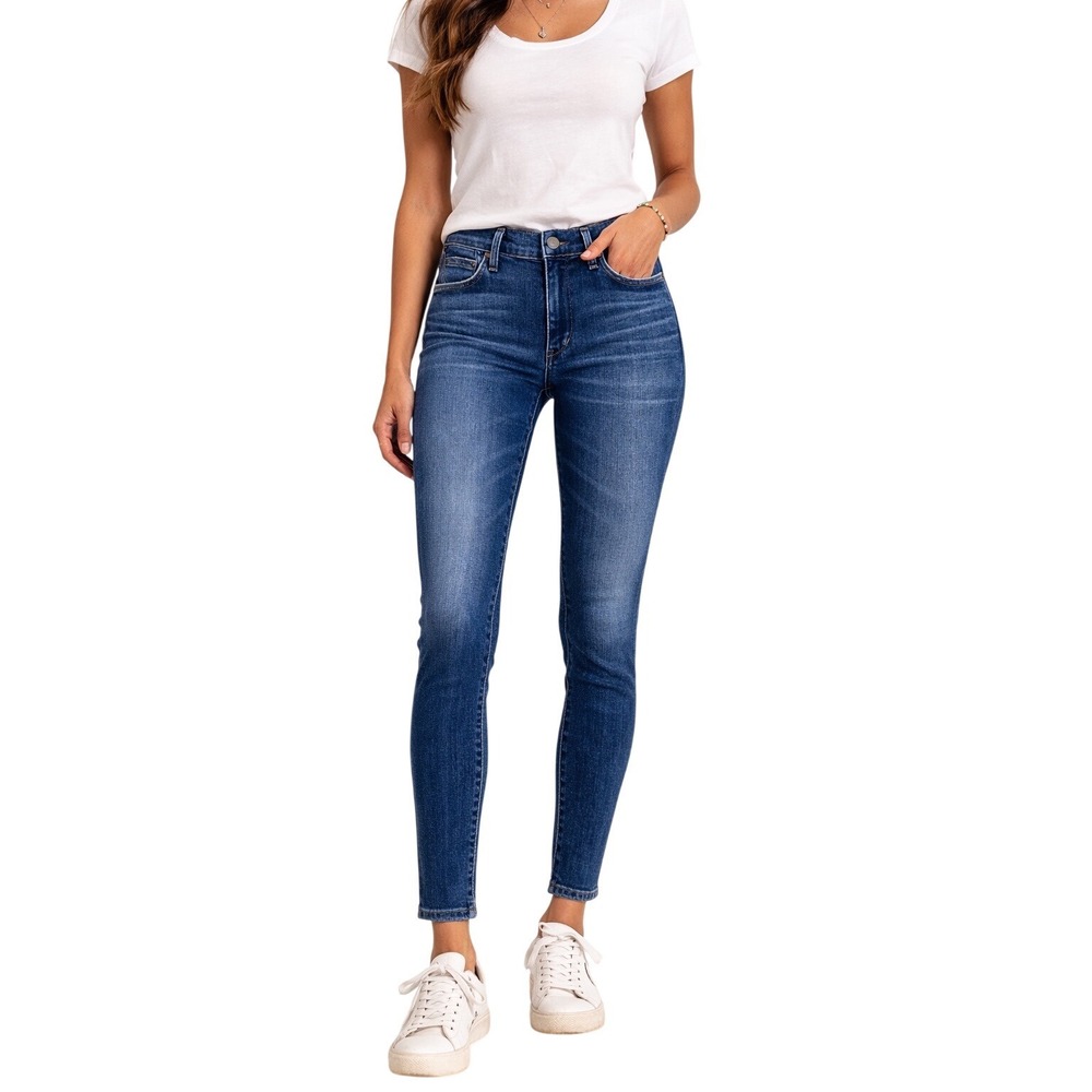 Citizens of Humanity Rocket Crop High Rise Skinny Women's Size 27 Med Blue Wash